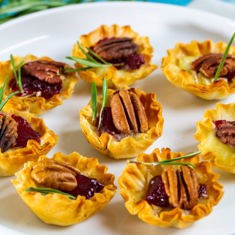 Air Fryer Cranberry Brie Cups