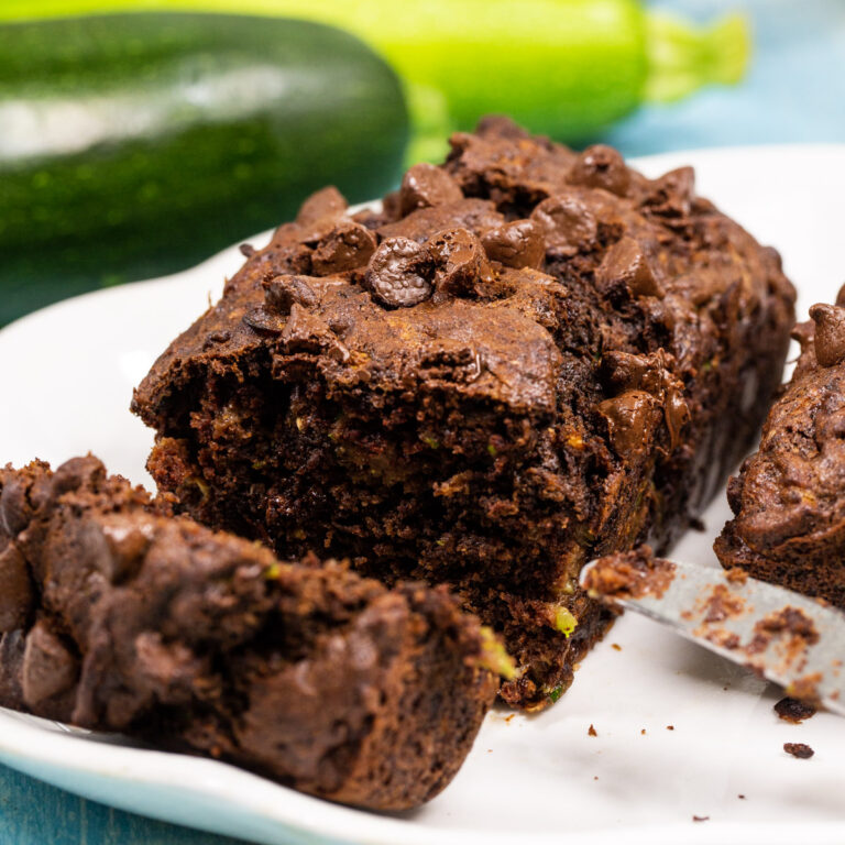 Air Fryer Chocolate Zucchini Bread