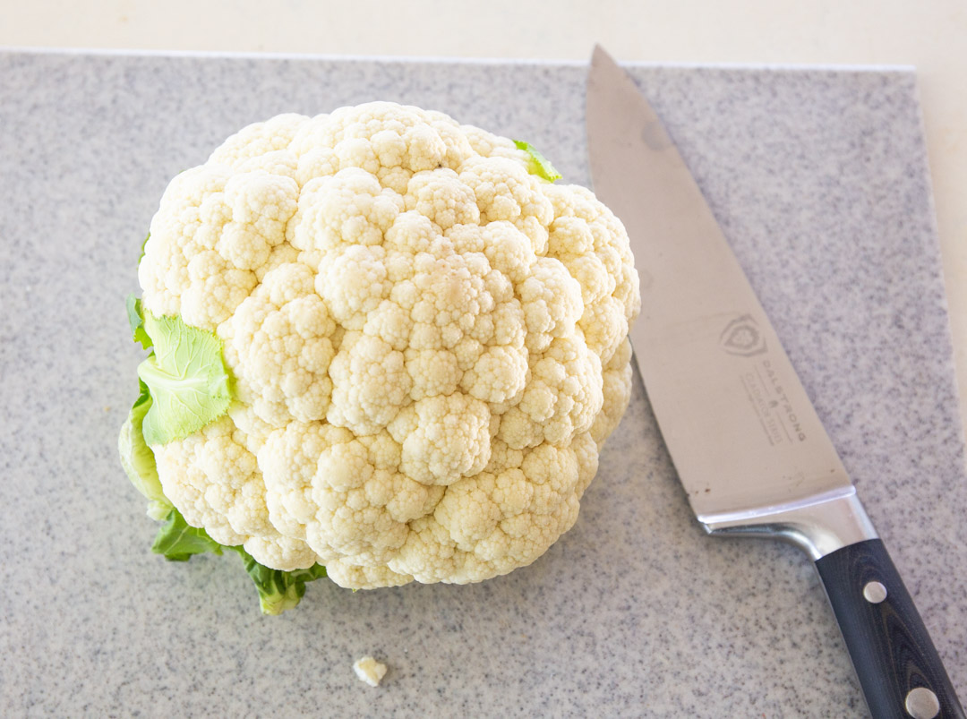Head of cauliflower.